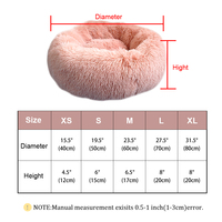 Legowisko dla psa ciepły polar okrągły pies buda długie pluszowe zimowe zwierzęta łóżko dla psa s dla średnich duże psy koty miękka poduszka na kanapę maty 6